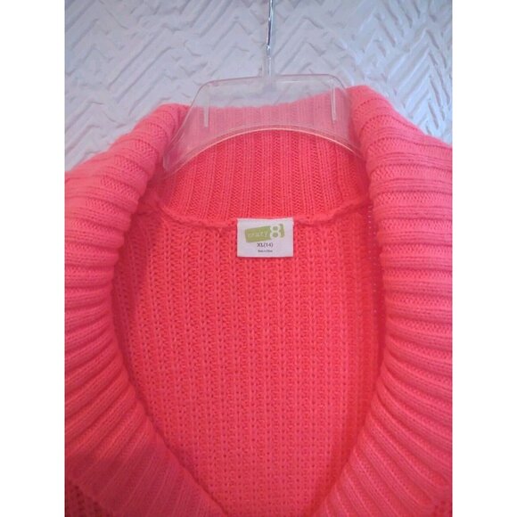 Crazy 8 ~ Girls Long Sleeve Crop Sweater ~ Bolero Shrug - XL (14) Soft, Sweet! - Picture 3 of 13